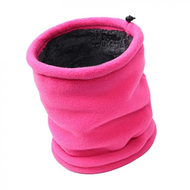 Уличный многофункциональный шарф теплые двухслойные флисовые зимние