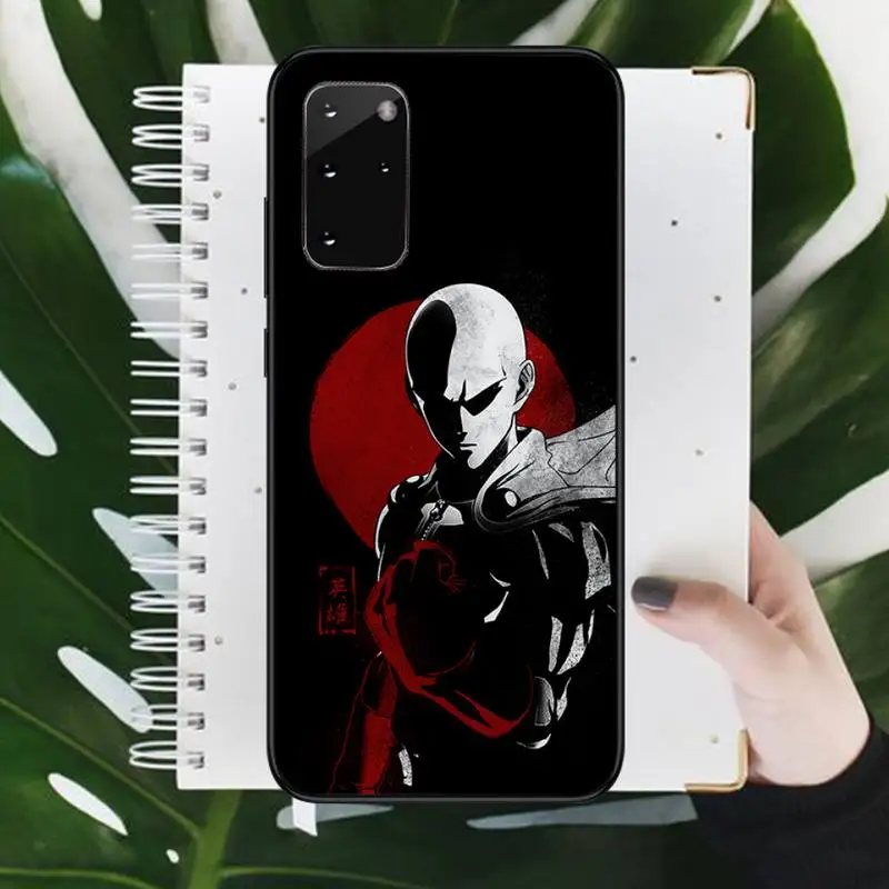 

Japan anime one punch man Phone Case For Samsung S 9 10 20 A 10 21 30 31 40 50 51 71 s note 20 j 4 2018 plus Luxury brand shell