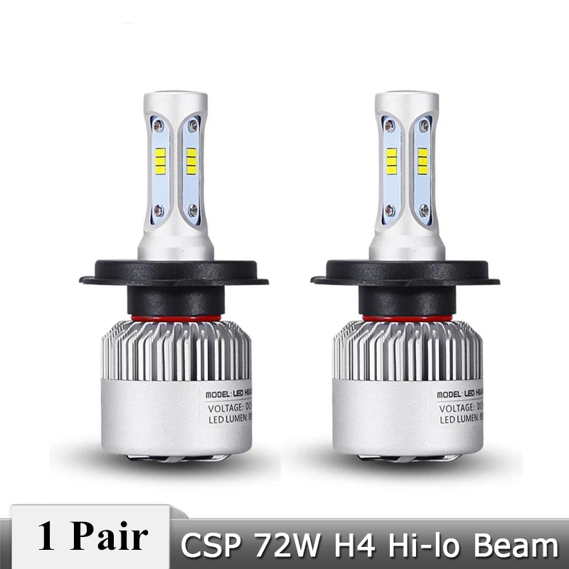 

H4/H7/H11 72W 8000lm 6500K CSP LED Car Headlight Bulb Hi-Lo Beam Single Beam Auto Led Headlamp DRL Fog Light Lamp 12v 24v