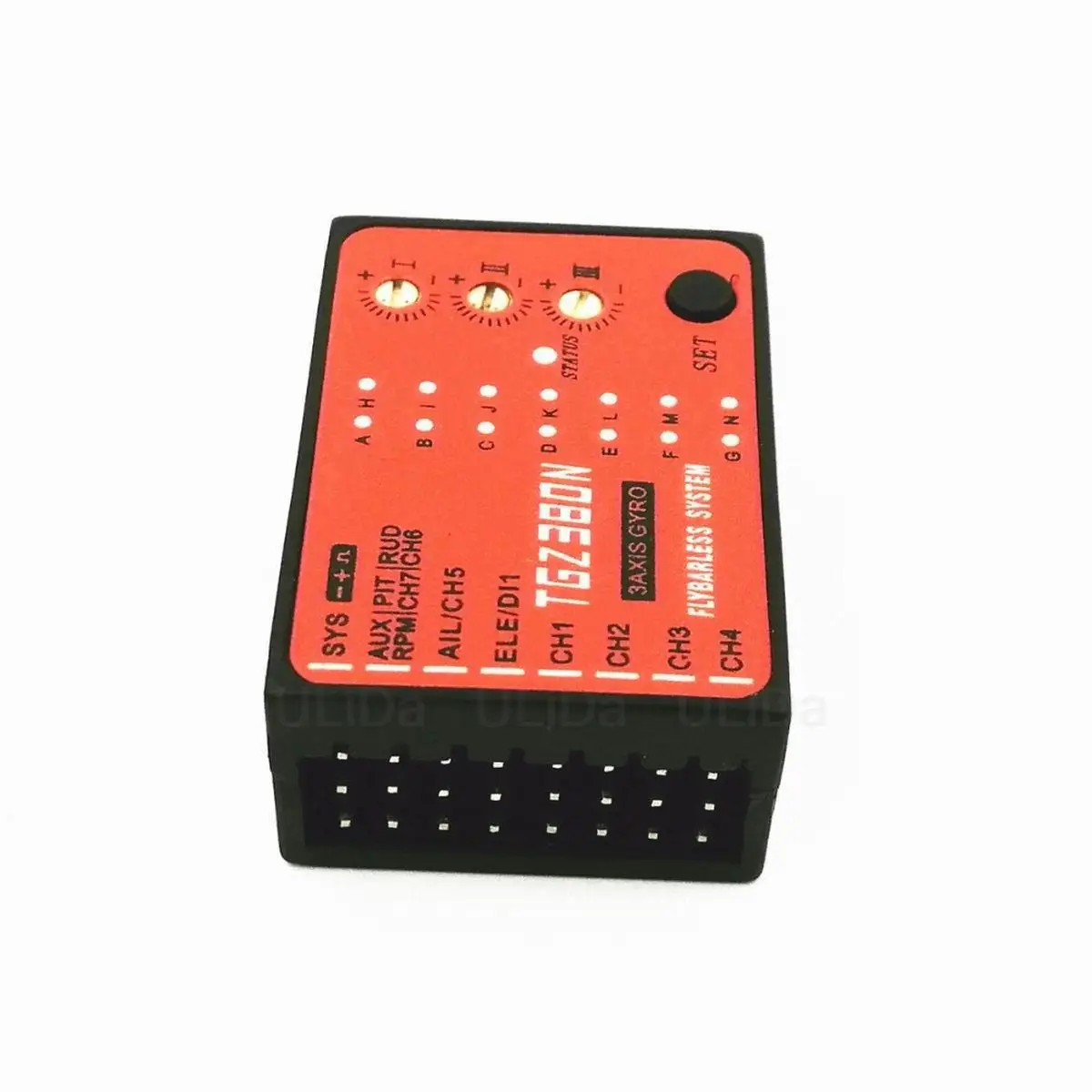 МБ TGZ380N 3 оси гироскопа Flybarless Системы для TREX T-REX и т. д. 450 550 600 700 RC вертолет FBL DFC |