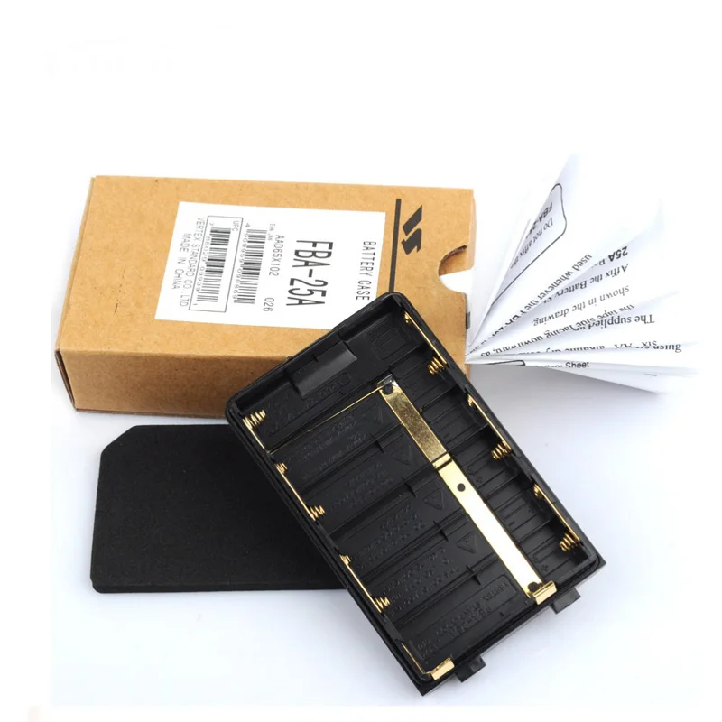 FBA-25A чехол для аккумулятора Yaesu Vertex FNB-64 FNB-83 FNB-V88 FNB-94 HX370 VX-400/E FT-60R VX-120 VX-130 VX-160 VX-168 |