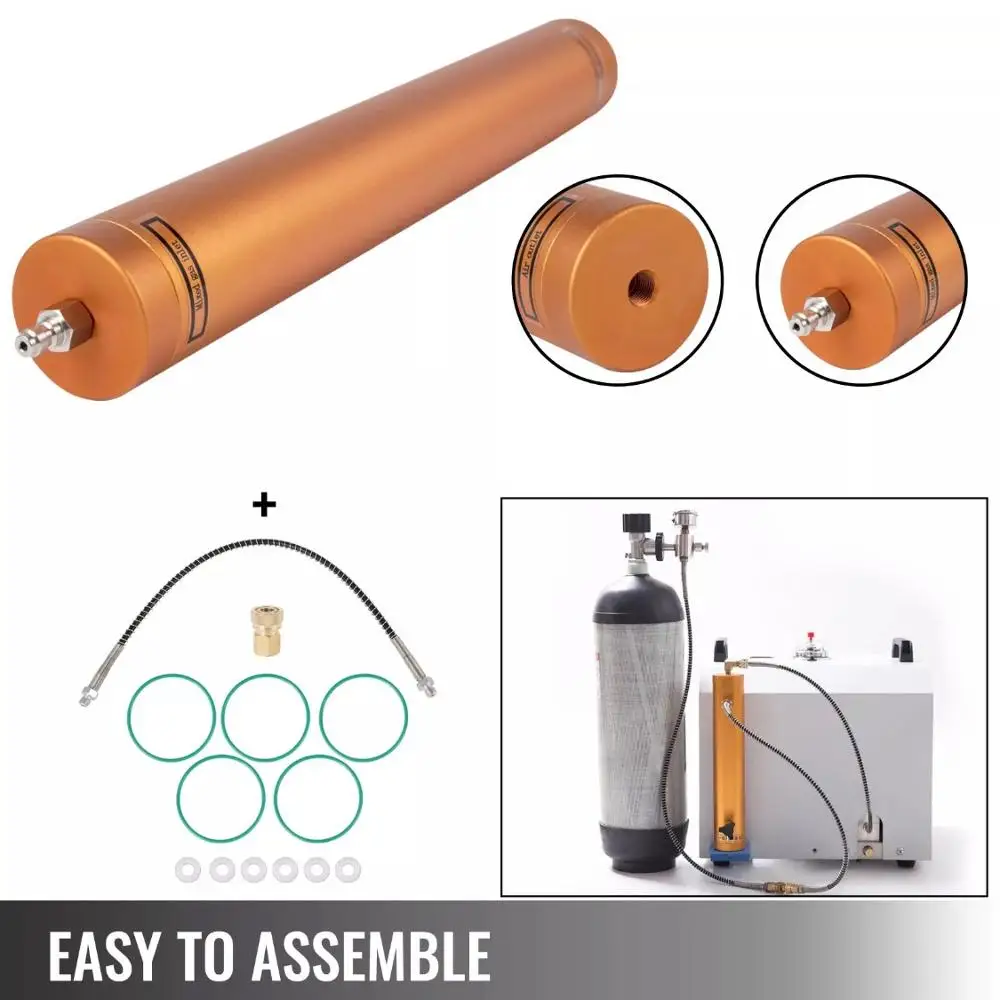 Воздушный фильтр высокого давления сепаратор масла и воды 30 мпа компрессионный