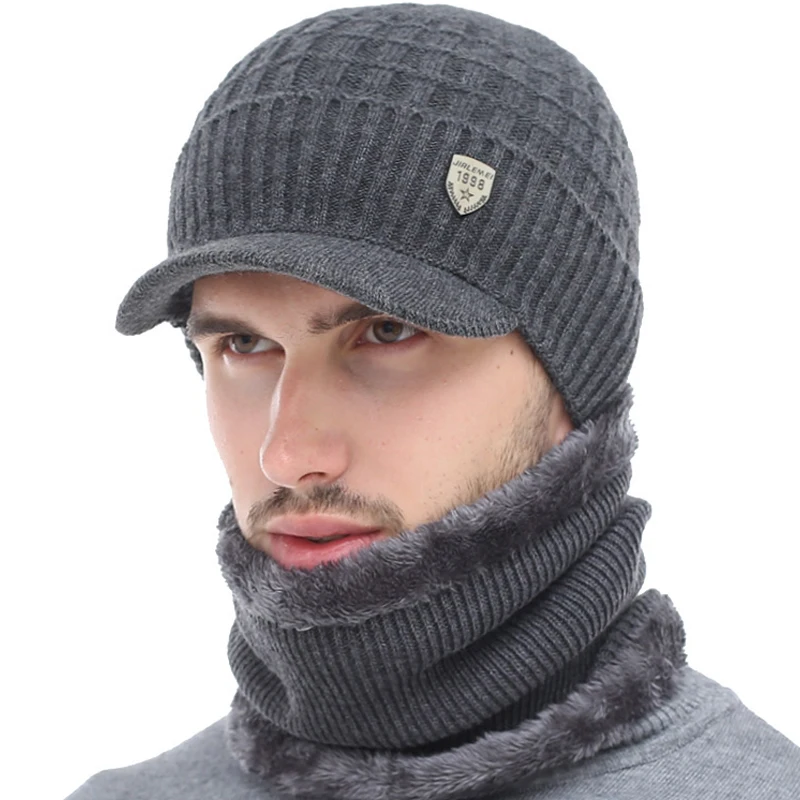 Зимняя шапка Skullies Beanies зимние шапки бини для мужчин и женщин шерстяной шарф