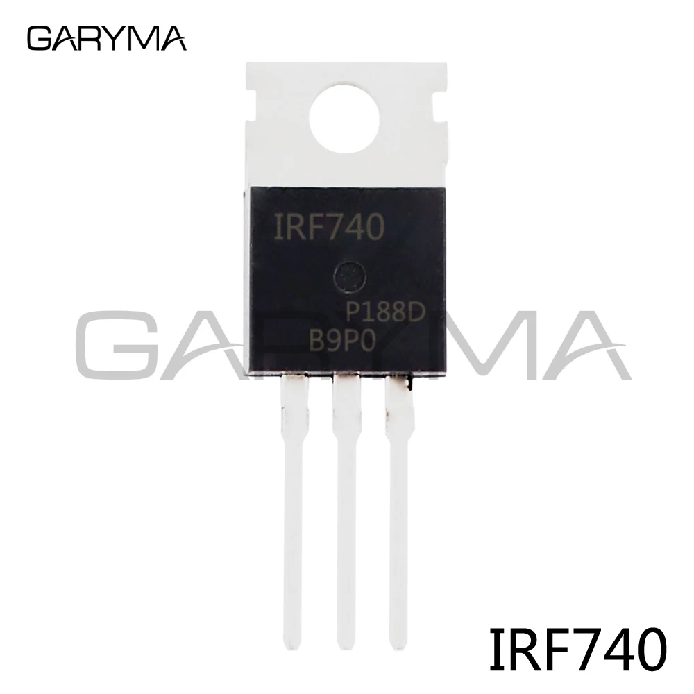 10pcs IRF740 N-Channel Power MOSFET TO-220AB | Электронные компоненты и принадлежности