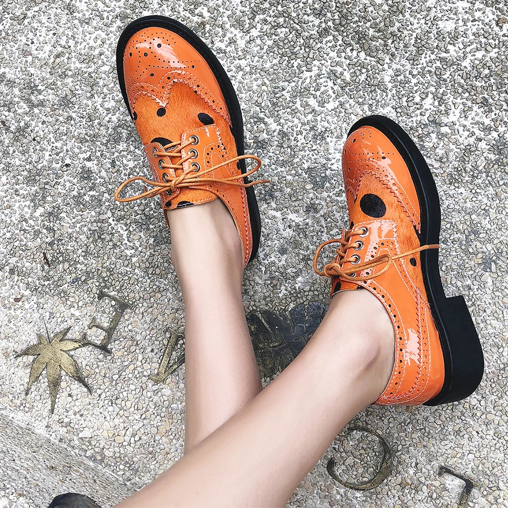 

SaraIris Mixed Colors Lace Up Platform Pumps Women Chunky Leisure Concise Quality Pumps Ladies Shoes