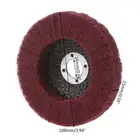 Шлифовальный круг из нейлонового волокна, полировальный диск, абразивная щетка, вращающийся инструмент