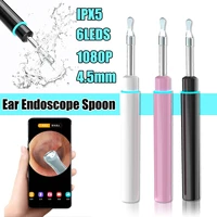 4 9mm wifi ear cleaner wax removal tool ear cleaning camera otoscope wireless led light oral inspection for android ios
