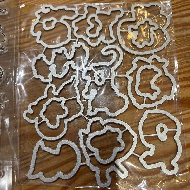 Штампы для скрапбукинга в ассортименте