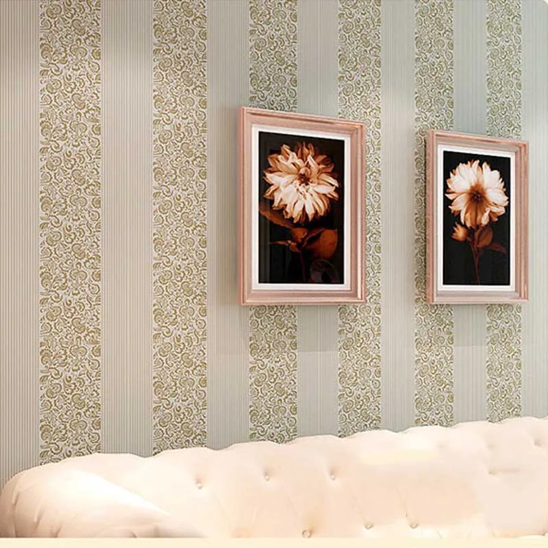 Европейские нетканые обои 3D вертикальные полосы трехмерная Пена стекаются для