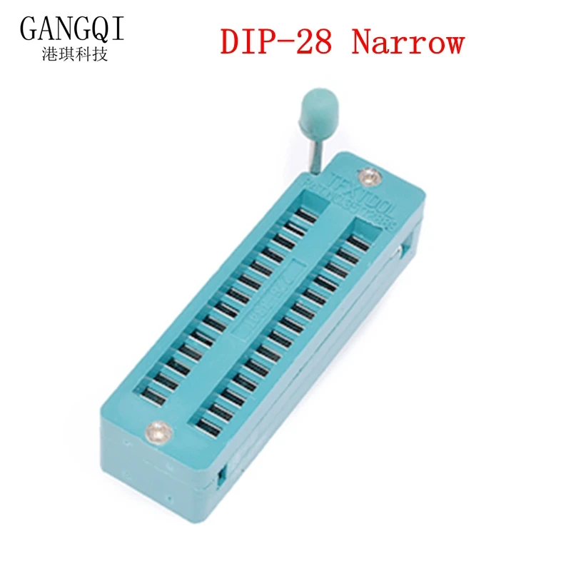 1 шт./лот, 14 16 18 20 24 28 32, 40P Pin 2,54 мм, зеленый DIP, универсальная розетка ZIF IC, тестовая розетка типа припоя, сиденье с замком IC), розетка ﻿