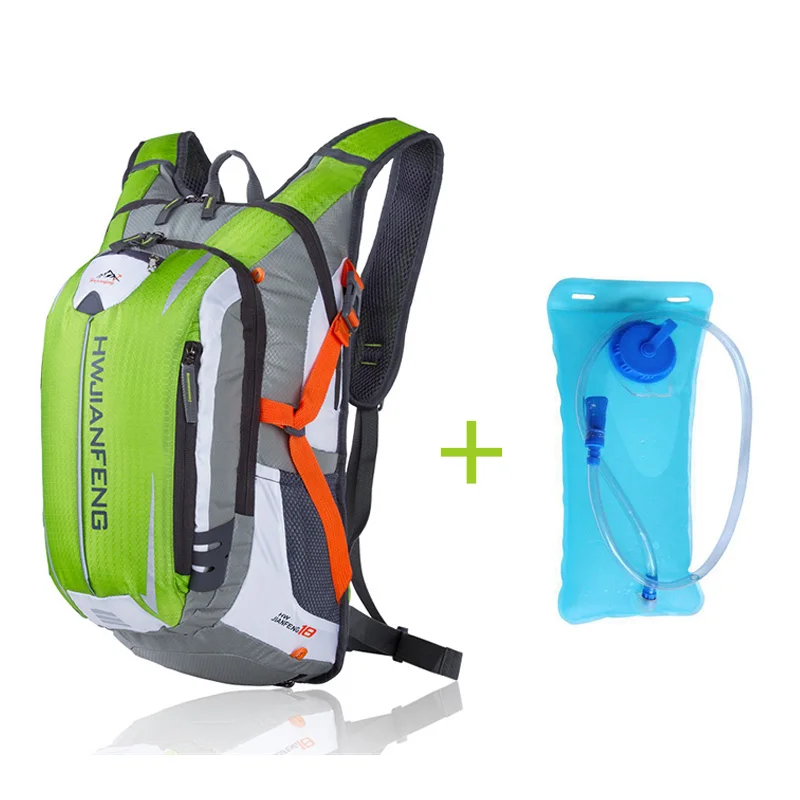 20L велосипедная сумка MTB Спорт на открытом воздухе enquipment Альпинизм Туризм Путешествия Велоспорт рюкзак Водонепроницаемый для езды на велосипеде Водные сумки - Цвет: Green water bag