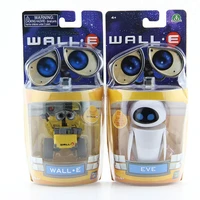 wall e robot wall e eve pvc action figure collection model toys dolls 6cm10cm 2pcslot