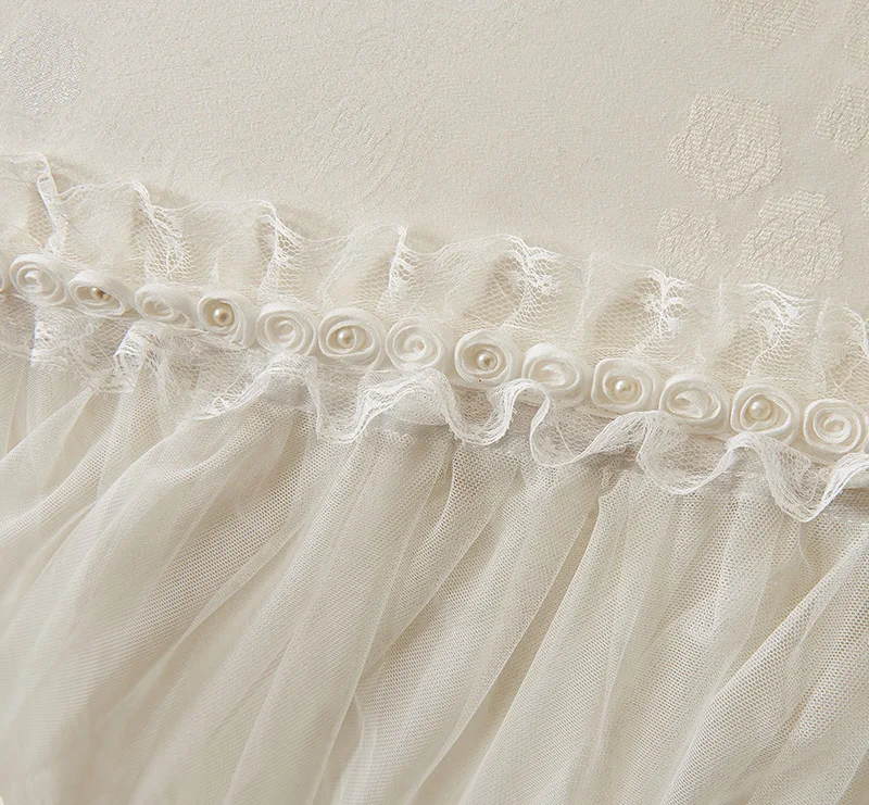 Комплект постельного белья принцессы из жаккарда и хлопка роскошный свадебный