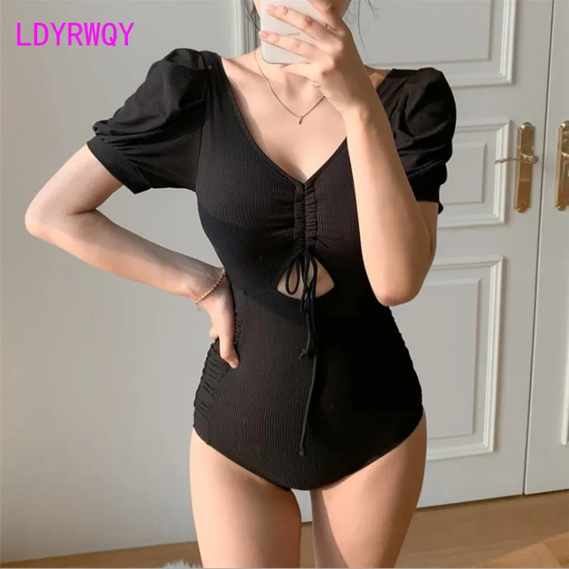 Женский купальник-бикини LDYRWQY в стиле ретро с высокой талией