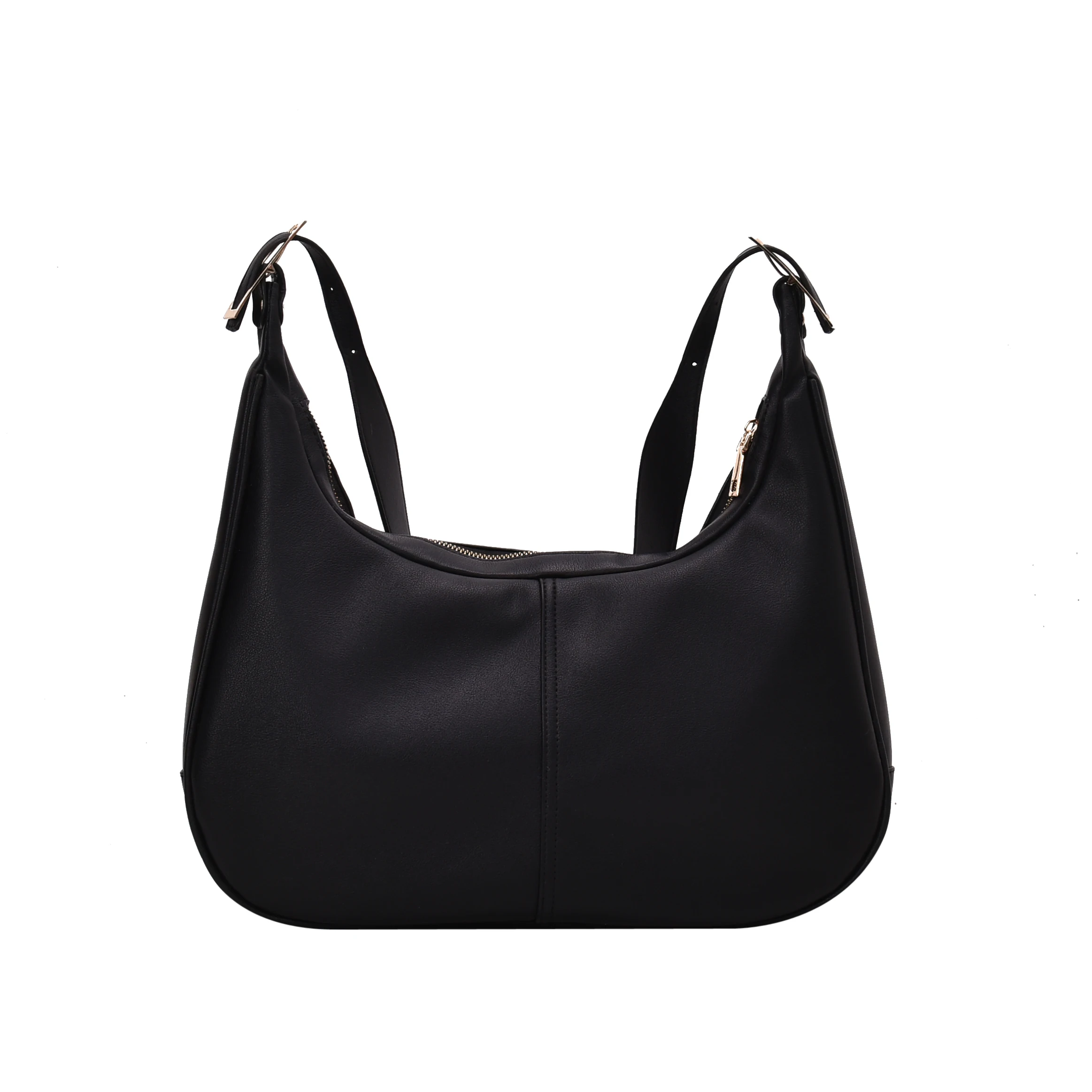 

Black PU Leather Shoulder Bags For Women 2020 Solid Color Simple Handbags Female Shoulder Messenger Bag Fashion Hand Bag