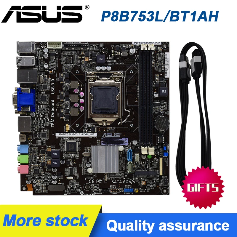 ASUS P8B753L/BT1AH/DP_MB B75 BT1AH PC материнская плата 1155 pin источник питания постоянного тока