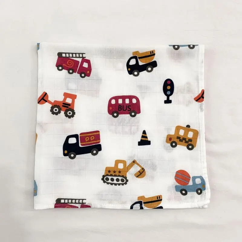 

Newborn Organic Cotton Bamboo Baby Blanket Muslin Swaddle Wrap Feeding Towel Scraf Bibs Muslin Diaper