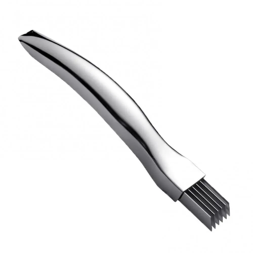 

Multifunctional Stainless Steel Onion Slicer Chopped Knife Potatoes Vegetable Cutter Scallion Shred Knife Kitchen Lazy Tools
