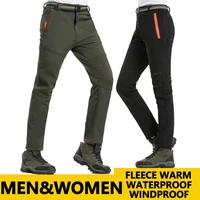 lofty stone mens winter pants men reflective warm fleece softshell trousers mens cargo pants male loose waterproof sweatpants