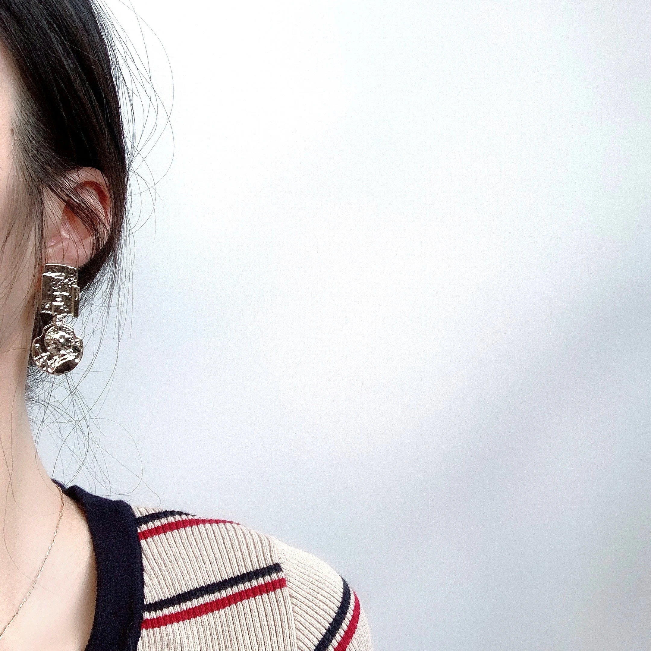 Neatear 2019 Irregular heavy metal retro featuring popular ladies earrings Instagram Internet celebrity | Украшения и аксессуары