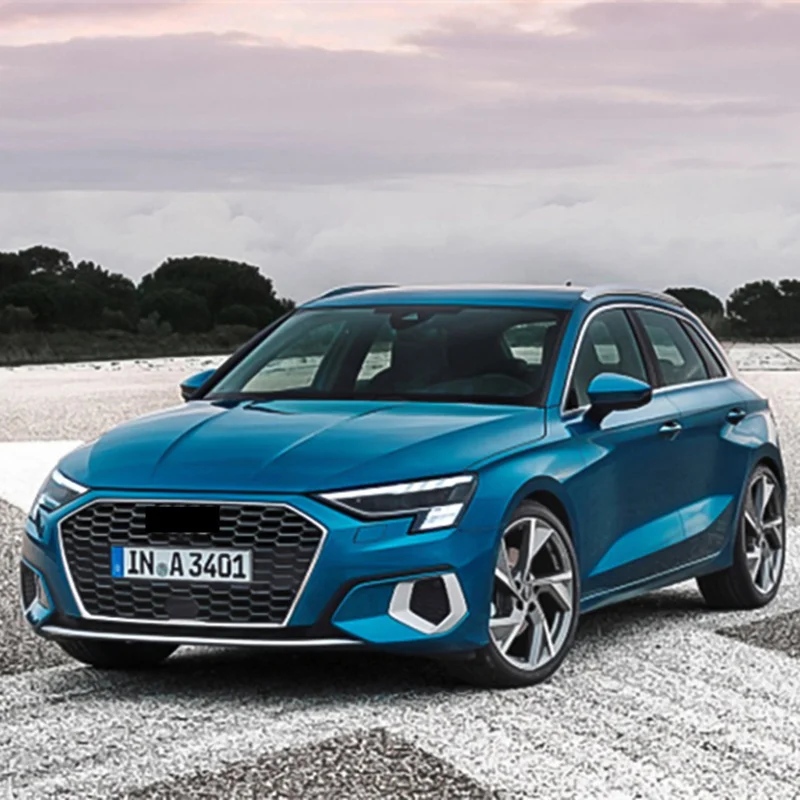 

For Audi A3 8Y 2021 2020 Sportback Limousine Sedan 2PCS Car Reflective Stickers Warning Strip Tape Traceless Protective Sticker