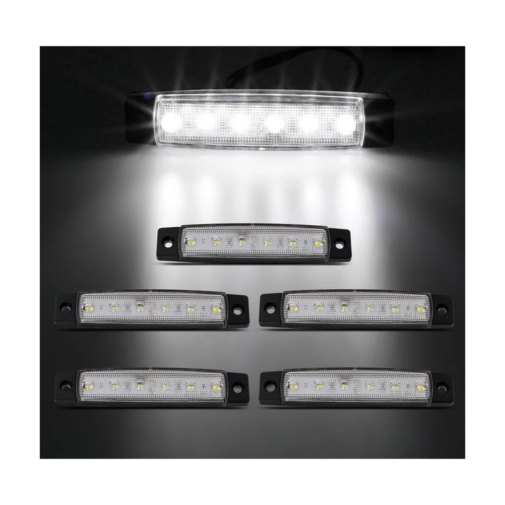 2 шт. 6 светодиодный 12 в трейлер багажник задний светильник Замена Трейлер фонарь