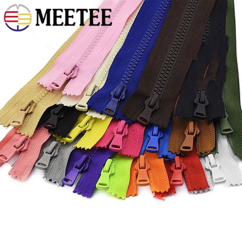 Meetee 5 шт. 15/20/25 см # разъемная застежка молния из смолы с задней застежкой молнией и