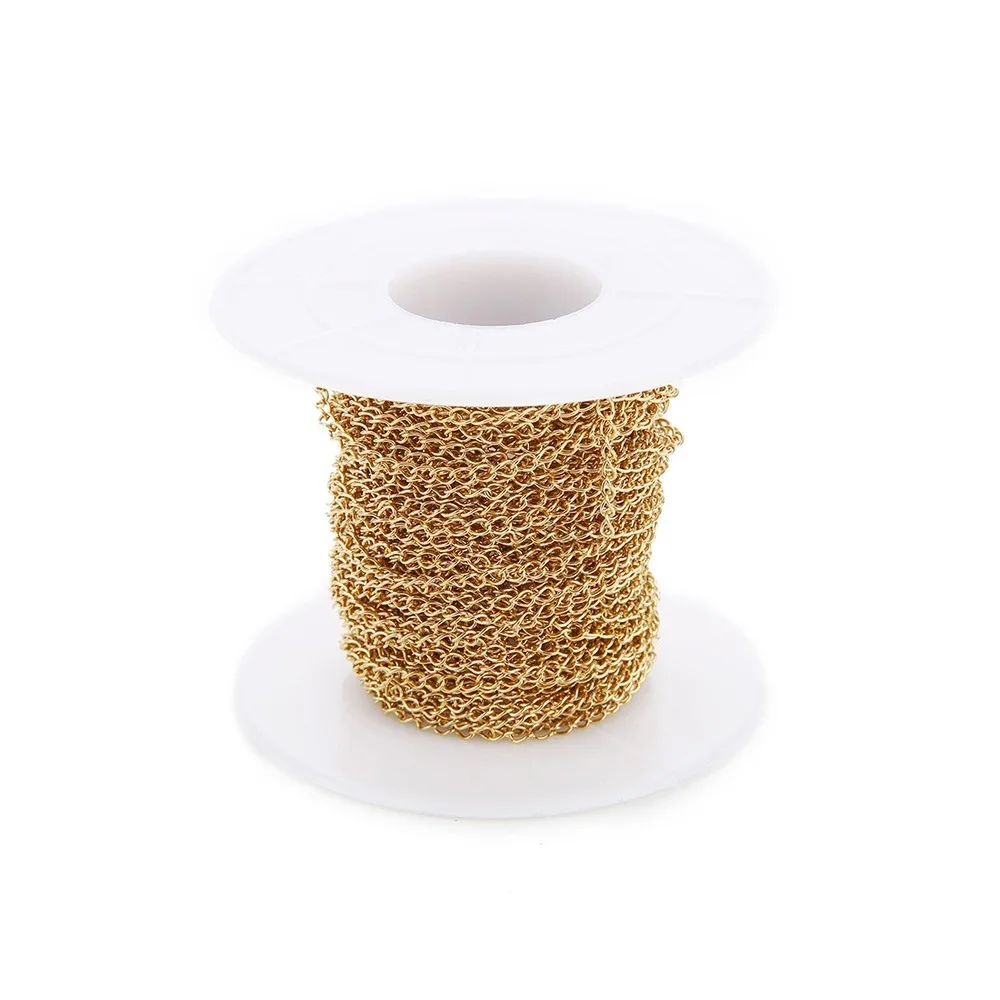 9 метров в упаковке ювелирные изделия из нержавеющей стали o-цепь хвостовая