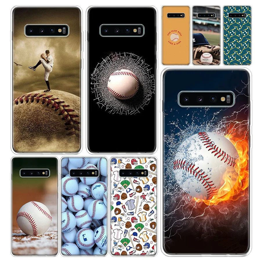 Бейсбольный спортивный чехол для телефона Samsung Galaxy A51 A71 A50S A70S A10 A20E A30 A40 A01 A21 A41 M30S S