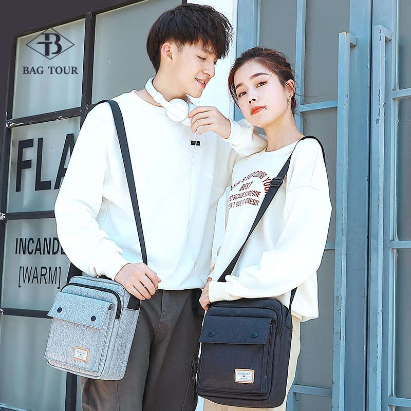 

Mini Shoulder Bags Multiple Pockets Buttons Interlayers Messenger Bags Strong Fabric Bag Fashion New Style Crossbody Bags 2020