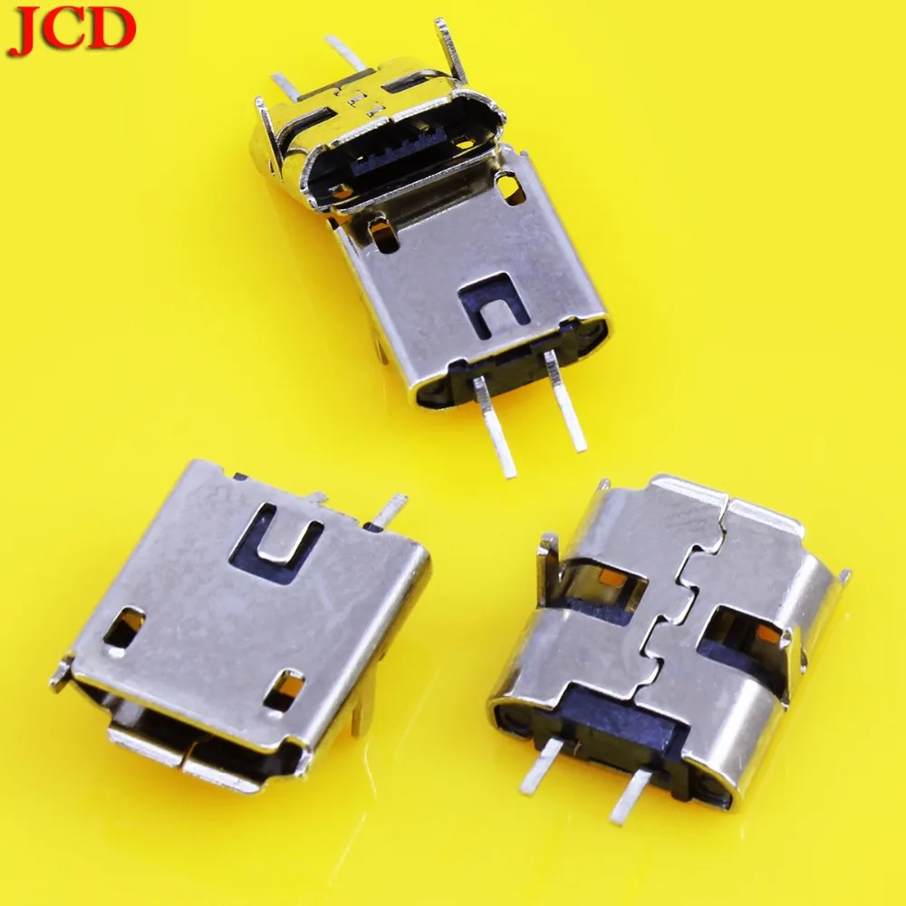 JCD Новый USB 90 Степень погружения 2 Контактный разъем пластиковый корпус микро