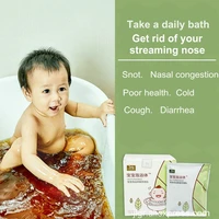 natural herbal bath patch package baby child kids bath bag cold snivel cough health care massage