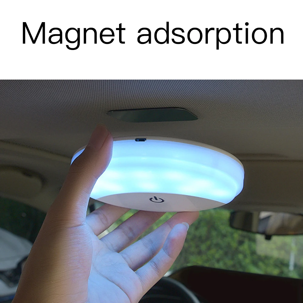 Портативный потолочный светильник для чтения на крыше автомобиля магнитный