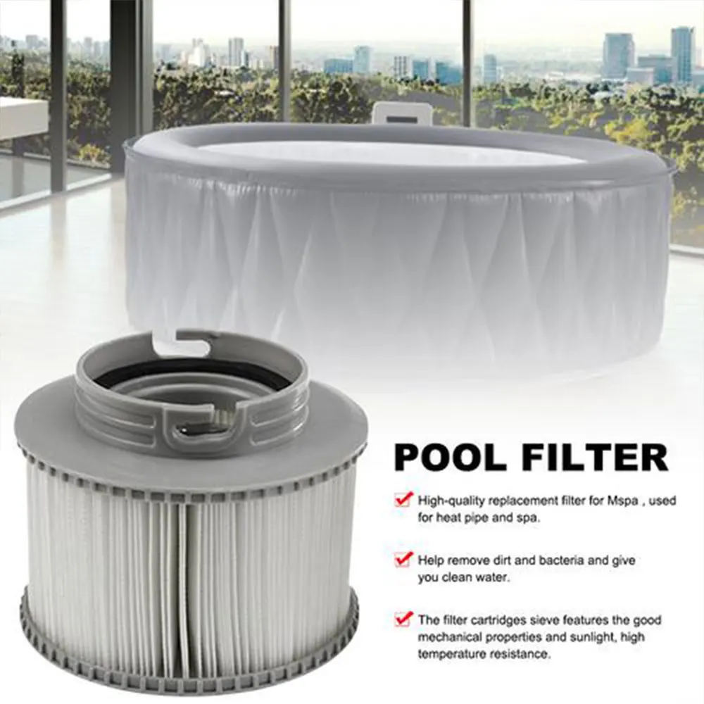 

2021 NEW ABS Filter Cartridges Sieve Inflatable Pool Filter Accessory for Mspa All Models Spas Swimming Pool Filter