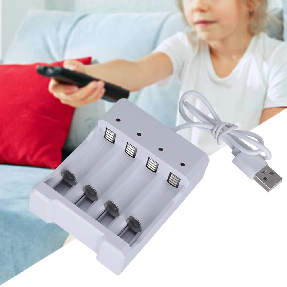 Универсальный USB Выход 3 / 4 Слот Батарея Зарядное устройство адаптер для зарядное