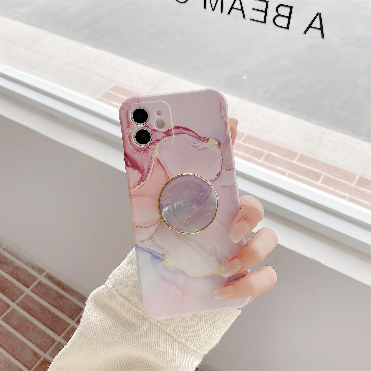 Роскошный чехол для телефона с золотой градиентной мраморной текстурой IPhone 12 13 11