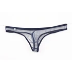 Трусы мужские, прозрачные, с низкой посадкой, эластичные, дышащие