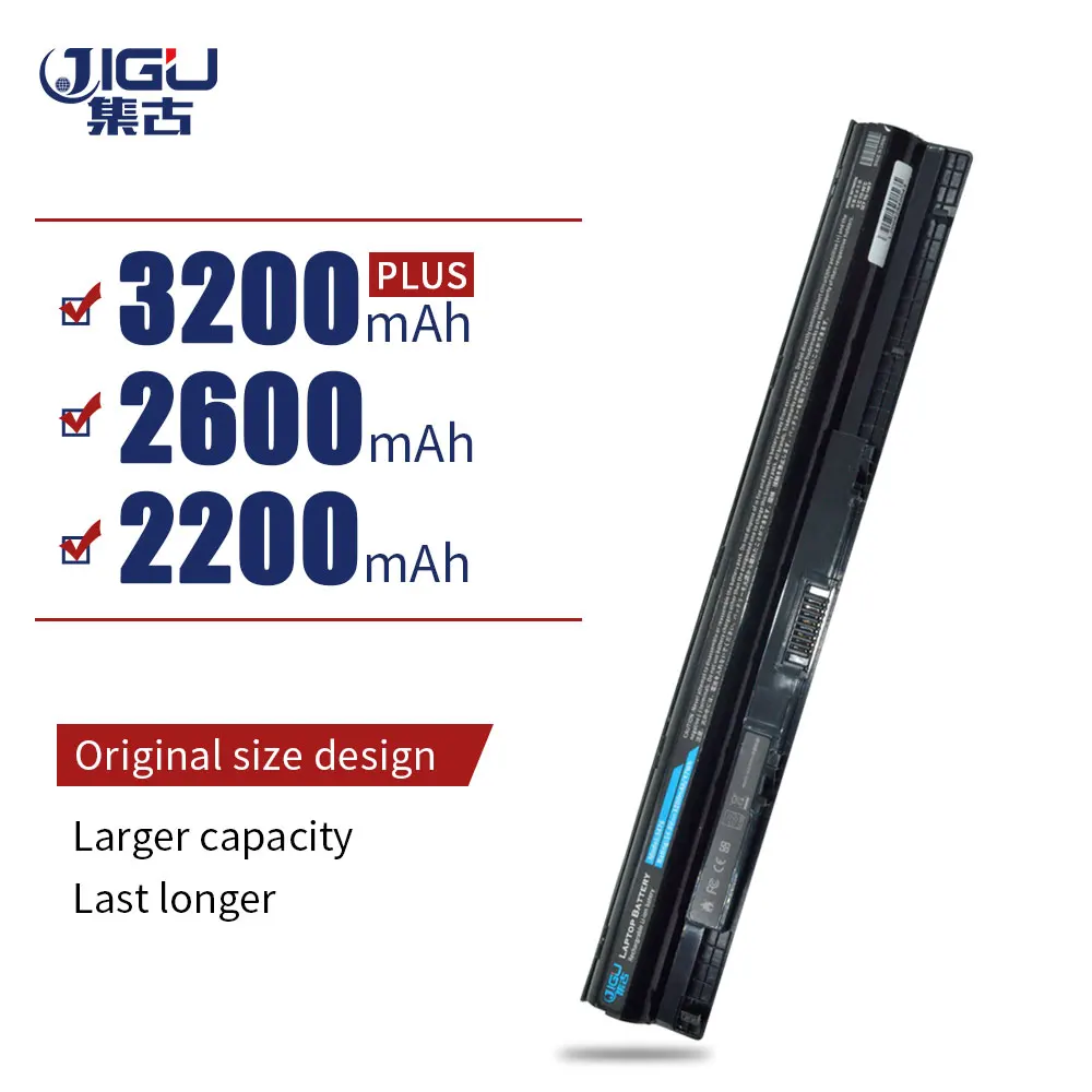 JIGU Аккумулятор для ноутбука Dell K185W M5Y1K P28E P60G VN3N0 WKRJ2 Inspiron N3452 N3458 N3551 N3558 N5551 N5758 5559 5755