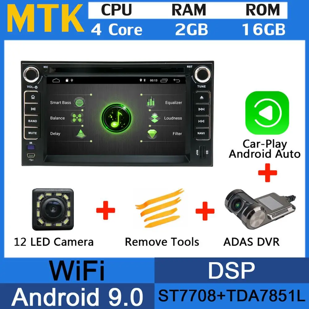 MTK-CarPlay ADAS Восьмиядерный 4G+ 64G Android 9,0 5 USB порт для Kia Cerato S port age Sorento Rondo Carens Magentis Optima автомобильный Радио gps Navi DSP - Цвет: MTK-CarPlay ADAS