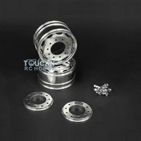 metal front hub c for 114 rc lesu diy tractor truck model flange axles car wide type th04820