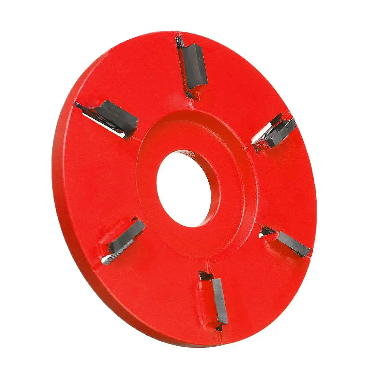 Flat red 90 мм мощный резьба по дереву диск для 22 мм Угловая шлифовальная машина инструмент Фрезерный резак чайный лоток лезвие шестизуб деревообрабатывающий турбо диск шлифовальный станок - Цвет: Flat red