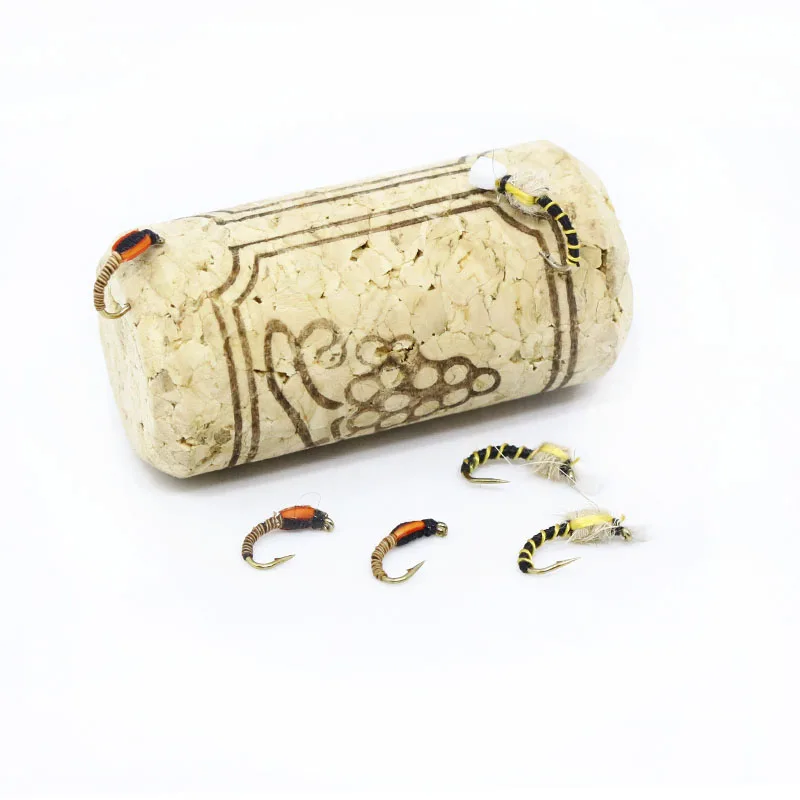 Royal Sissi 2optional styles 14# 16# Midges larvae fly 6pcs mosquitos larva traffic light buzzers artificial fishing flies | Спорт и