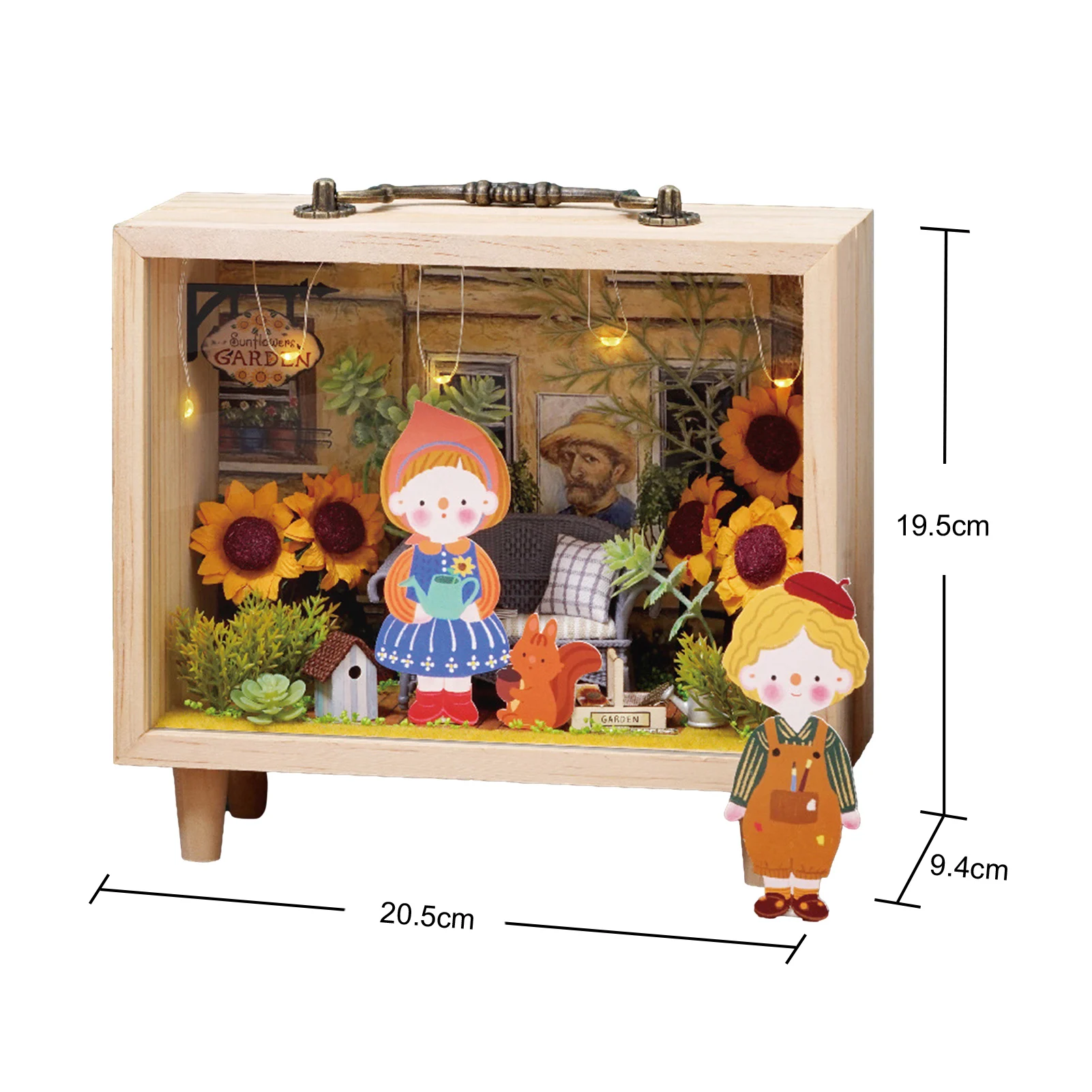 

Assemble DIY Dollhouse Kit Miniature Doll House Set Dollhouse Toys With Furniture For Childred Birthday Gifts Home Decoration