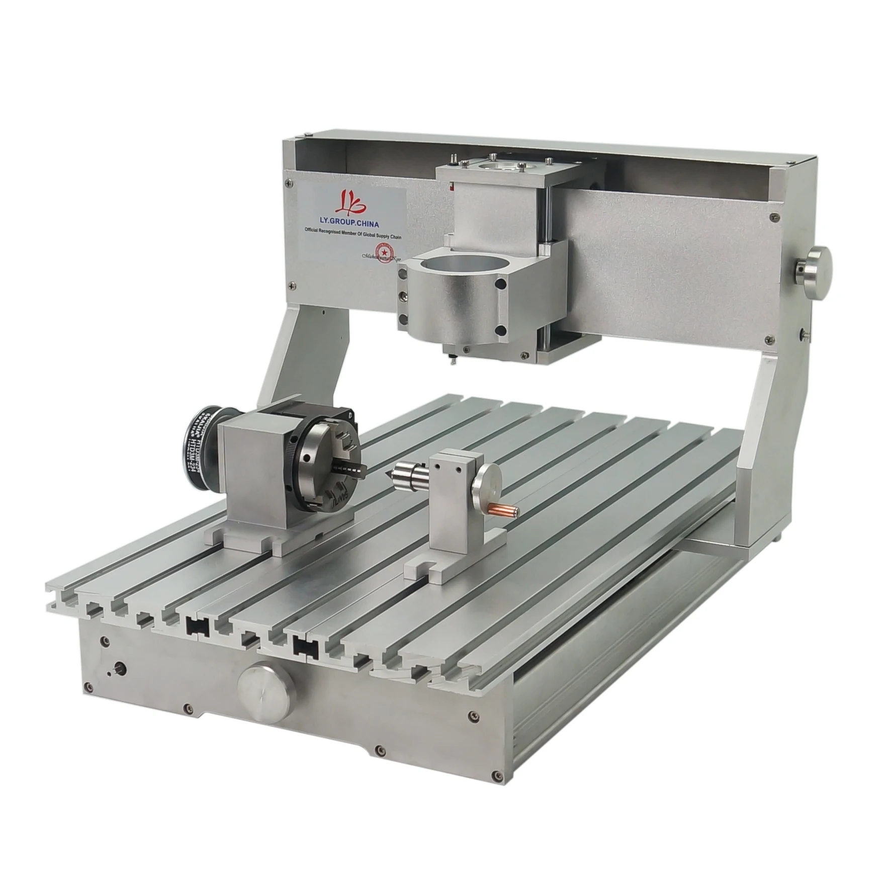 DIY cnc 3040 алюминиевая рама 4 оси шпинделя 65 мм шаговые двигатели концевой