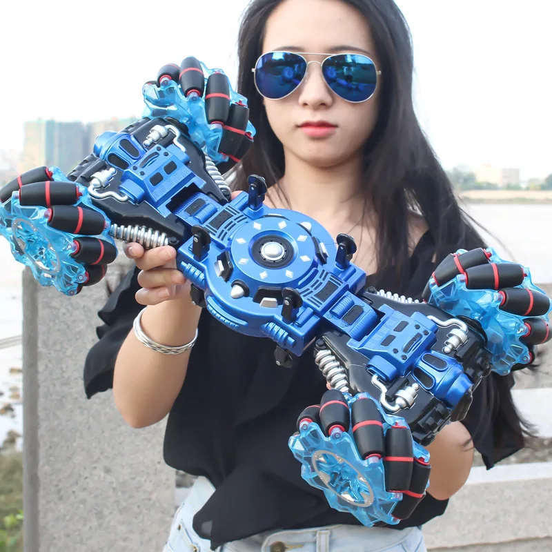 Rc автомобиль с одной кнопкой деформация трюк 2 4G 4WD скалолазание багги RC Racing Drift Car