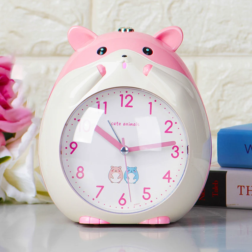 With Silent Luminous Cute Electronic Alarm Clock For Children And Students