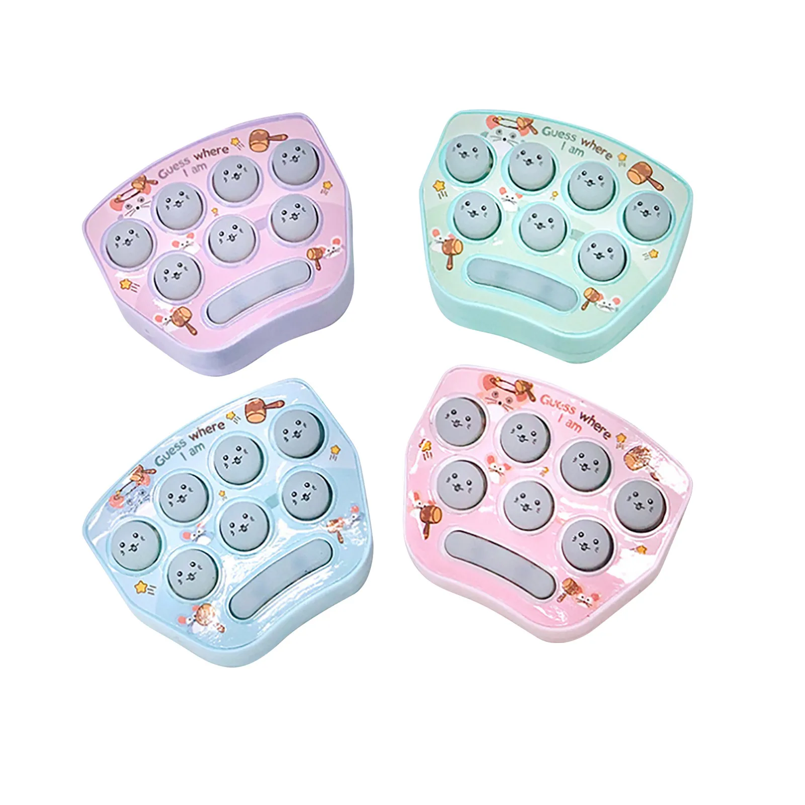 

Мини Whack-a-родинка, светодиодные электронные игры с памятью для детей и взрослых, шумоподавляющее устройство для раннего развития координац...