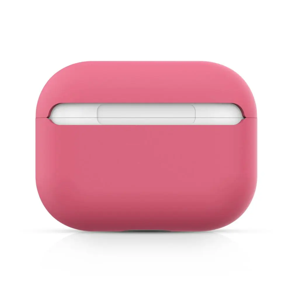 color 11 Чехол для AirPods Pro, мягкий жидкий силиконовый защитный чехол, видимый передний светодиодный чехол для AirPods Pro, чехол 3, модный зеленый - Цвет: color 11