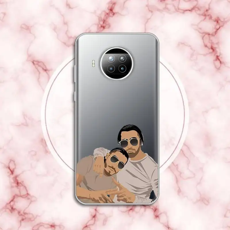 

PNL QLF Rapper Phone Case Transparent for Xiaomi Redmi note 10 t 8 9 pro lite 11
