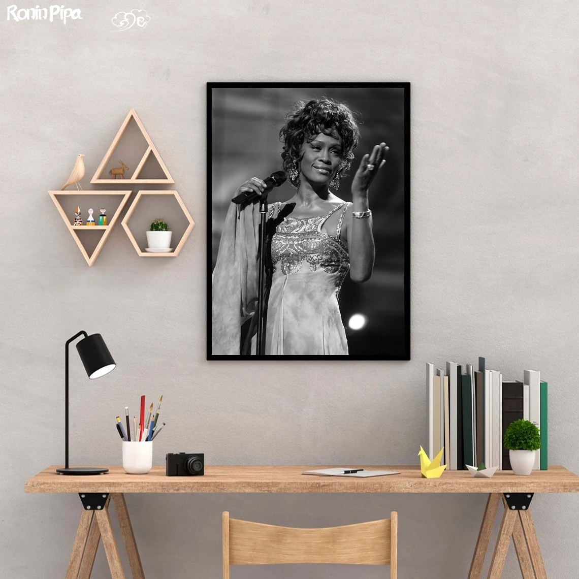 

Whitney Houston Music Star Poster Art Print Canvas Painting Wall Pictures Living Room Home Decor (No Frame)